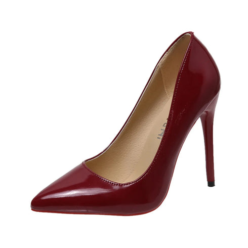 Elegant Plus Size Stiletto Pumps for Women - Pointed Toe Party Shoes